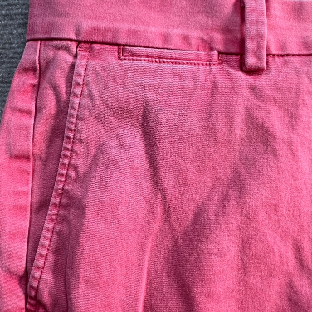 Vineyard Vines Mens Breaker Pant Pink Cotton Stretch Chino Trousers 36x30 - Picture 6 of 9